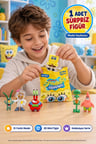 SüngerBob SquarePants 3D Mini Figür Tekli Sürpriz Paket 1 ADET
