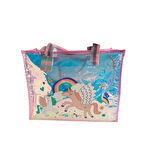 Dream Vest Şeffaf Hologram Unicorn Büyük Omuz Çantası