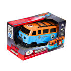 Işıklı Sesli Duman Çıkaran Sürtmeli Minibüs LDP-2A