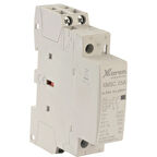 Xkoren 4P 220V AC 2NO 2NC 25A Modüler Kontaktör (Sessiz)