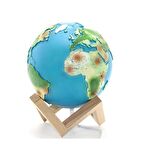 Standlı Işıklı Dünya Küre