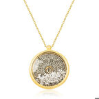 Gümüş Gold Esmaül Hüsna Kadın Kolye