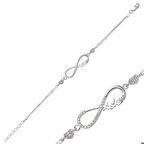 925 Ayar Gümüş Sonsuzluk Aşkım Bileklik