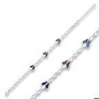 ​925 Ayar Gümüş Kelebek Bileklik