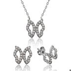 925 Ayar Gümüş Kelebek Set