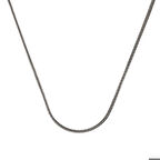 ​Gümüş 2 mm Tilki Kuyruğu 60 Cm Zincir