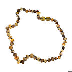 Bebek Damla Kehribar Diş Kolye