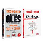 Yargı 2024 ALES Ekonomik Seri Çıkmış Sorular Son 7 Yıl ve AKM Dil Bilgisi Soru Bankası Seti 2 Kitap