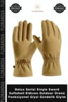 Delux Serisi Single Sword Softshell Eldiven Outdoor Ürünü Fonksiyonel Giysi Gündelik Giyim