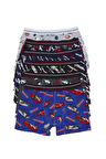 6 adet Erkek Çocuk Desenli Boxer 505