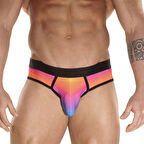 Gökkuşağı Desenli Erkek Çamaşır