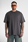 Ukhwd Urban Oversize Füme Erkek Tişört