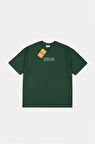 Berlin Kreuzberg Oversize Yeşil Erkek Tişört