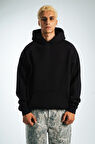 Siyah Urban Ghost Oversize Erkek Sweatshirt