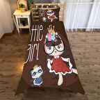 Little Princess Desenli Yatak örtüsü ve yastık kılıfı 2li takımı