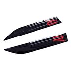 Volkswagen Yeni Golf 8 R-line Yan Çamurluk Logosu Arması Kırmızı