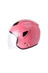 Kask Sw-733 Pembe Yarım Şeffaf Camlı