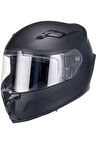 Kask 820 Mat Siyah Şeffaf Vizör Full Face