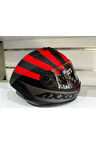 KASK AXXİS DRAKEN S PREMIER B5 MAT RED/BLACK/GREY