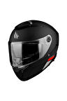 Kask Mt Thunder 4 Sv Solıd A1 Matt Black Şeffaf Vizör