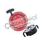 HONDA GX160 / GX200 MOTOR STARTER KAPAĞI KOMPLE YAMUK PİMLİ