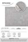 YoudayHomeCollection MARGİN-Gri - Oturma Odası, Koridor, Yatak Odası Halısı- Robot Süpürgeye Uyumlu-Kolay Temizlenebilir - 120X250