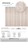 YoudayHomeCollection MARGİN-Vizon/Beyaz - Oturma Odası, Koridor, Yatak Odası Halısı- Robot Süpürgeye Uyumlu-Kolay Temizlenebilir - 120X180