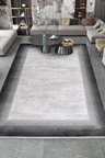 YoudayHomeCollection ROXSTONE-Gri/Antrasit - Salon , Oturma Odası ve Koridor Halısı-Robot Süpürge Uyumlu-Kolay Temizlenebilir - 80X400