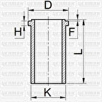 Yenmak 51-36230-000 Motor Gomlegı STD Kia 97.1mm 5136230000