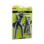 Hediyelik 2li Set  6 Dişli Metal Kemer Delme Pensesi Perçin Pensesi Gold Perçin