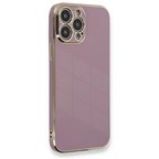 İphone 13 Pro Max Kılıf Volet Silikon - Mor