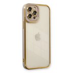 İphone 12 Pro Max Kılıf Liva Lens Silikon - Lila