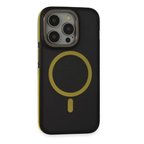 Joko  İphone 14 Pro Max Kılıf Rocky Magsafe Kapak - Siyah-sarı