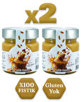 %100 Yer Fıstığı Ezmesi Glutensiz 220 g x2 Adet