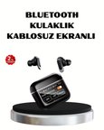 ANC Teknolojili Kablosuz Bluetooth Kulaklık – Dokunmatik Dijital Göstergeli Yük