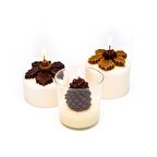 3lü Kış Temalı Mum Hediye Seti