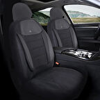 Volkswagen Golf 5 Araçlara Uyumlu Oto Koltuk Kılıfı Seti - Yıldız Serisi Siyah