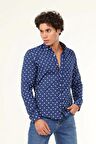 Erkek Desenli Uzun Kol Gömlek