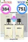 384 Floral Kadın 50ml ve 751 Woody Erkek 50ml Parfüm