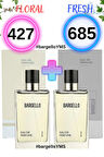 427 Floral Kadın 50ml ve 685 Fresh Erkek 50ml Parfüm