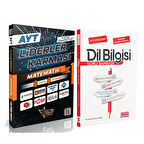 Liderler Karması AYT Matematik 8 Yayın 8 Deneme ve AKM Dil Bilgisi Soru Bankası Seti 2 Kitap