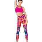 Yeni İnci T128  yoga-fitness-pilates-koşu Sporcu Tayt Tek Alt 