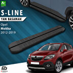 S-Dizayn Opel Mokka S-Line Siyah Yan Basamak 163 Cm 2012-2019 A+ Kalite