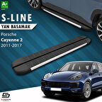 S-Dizayn Porsche Cayenne 2 S-Line Aluminyum Yan Basamak 193 Cm 2011-2017 A+ Kalite