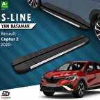 S-Dizayn Renault Captur 2 S-Line Krom Yan Basamak 183 Cm 2020 Üzeri A+ Kalite
