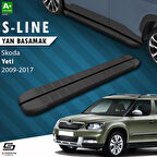 S-Dizayn Skoda Yeti S-Line Siyah Yan Basamak 173 Cm 2009-2017 A+ Kalite