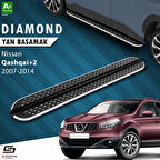 S-Dizayn Nissan Qashqai +2 Diamond Krom Yan Basamak 183 Cm 2007-2014 A+ Kalite
