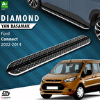 S-Dizayn Ford Connect Diamond Krom Yan Basamak 183 Cm 2002-2014 A+ Kalite