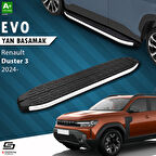 S-Dizayn Renault Duster 3 Evo Aluminyum Yan Basamak 183 Cm 2024 Üzeri A+ Kalite