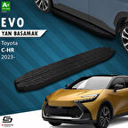 S-Dizayn Toyota C-HR 2 Evo Siyah Yan Basamak 173 Cm 2023 Üzeri A+ Kalite